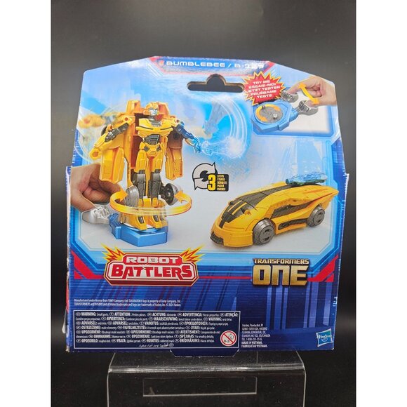 Transformers One Robot Battlers Bumblebee B-127 3-Step Conversion Figure 2024 - Picture 4 of 6